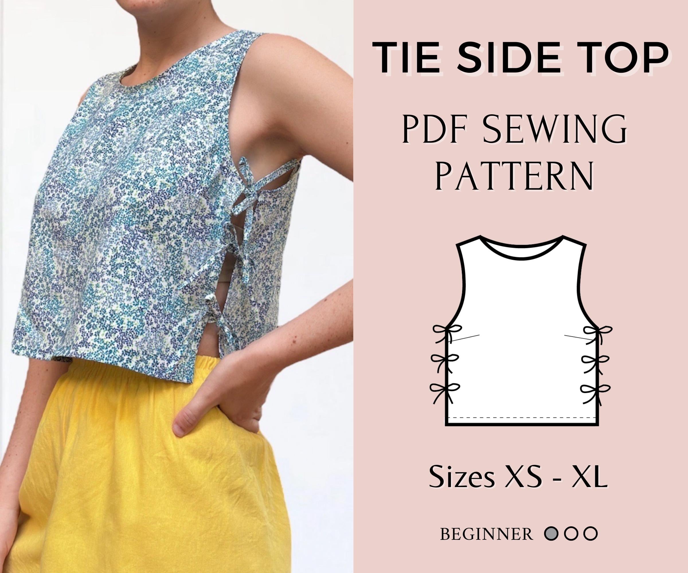 Tie Side Top Pattern