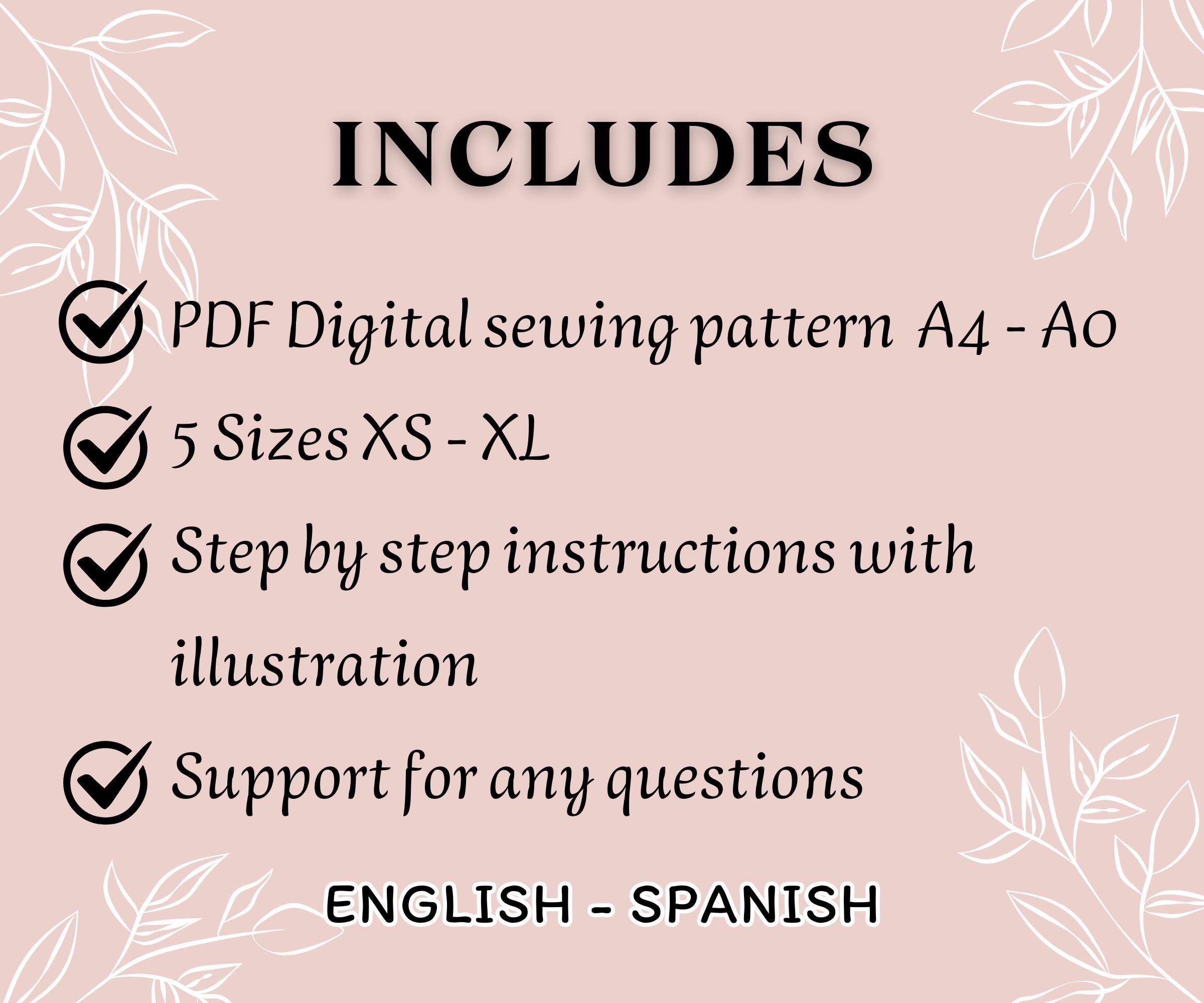 Tie Side Top Pattern