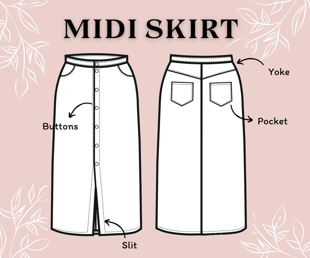 Midi Skirt Pattern