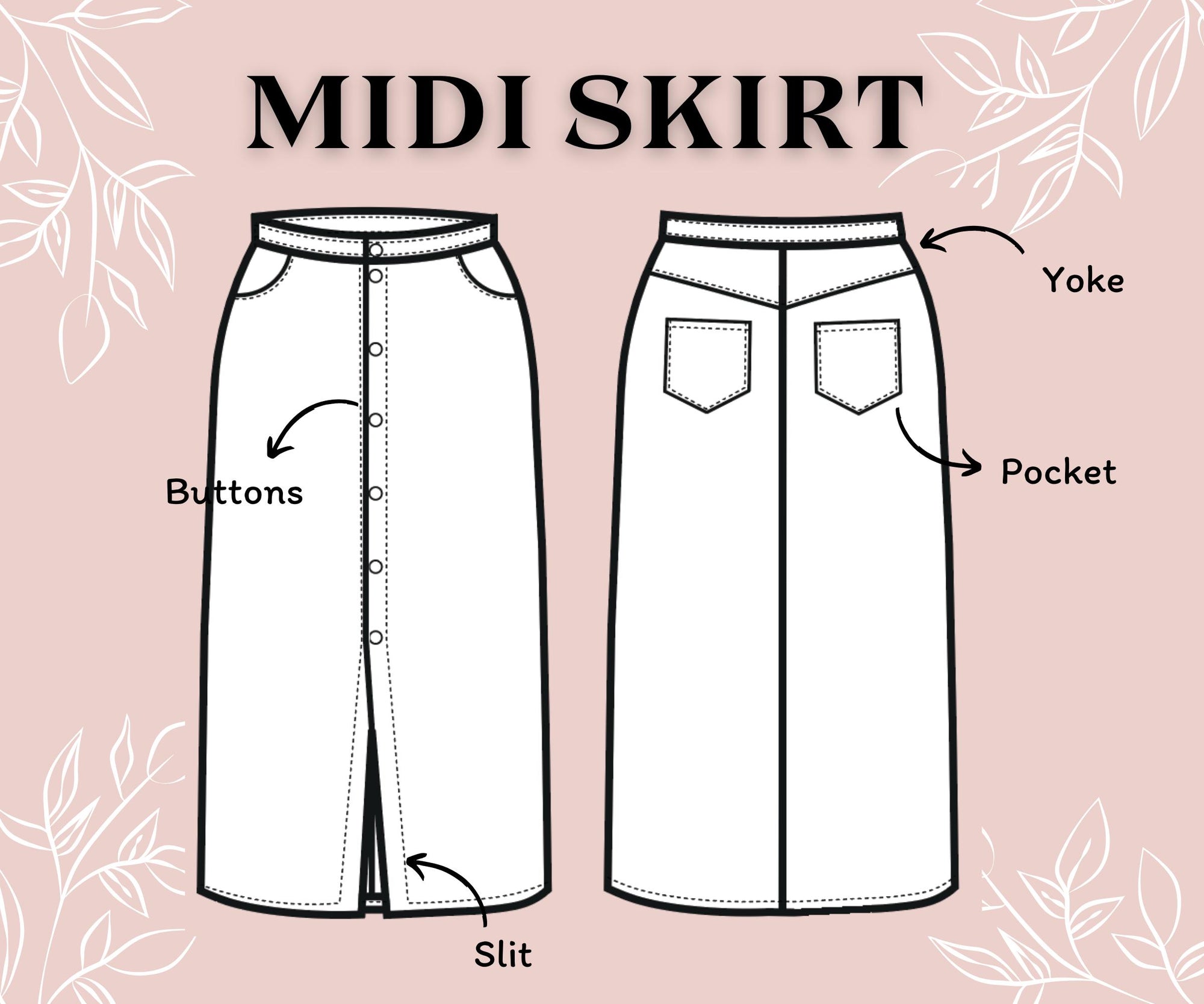 Midi Skirt Pattern