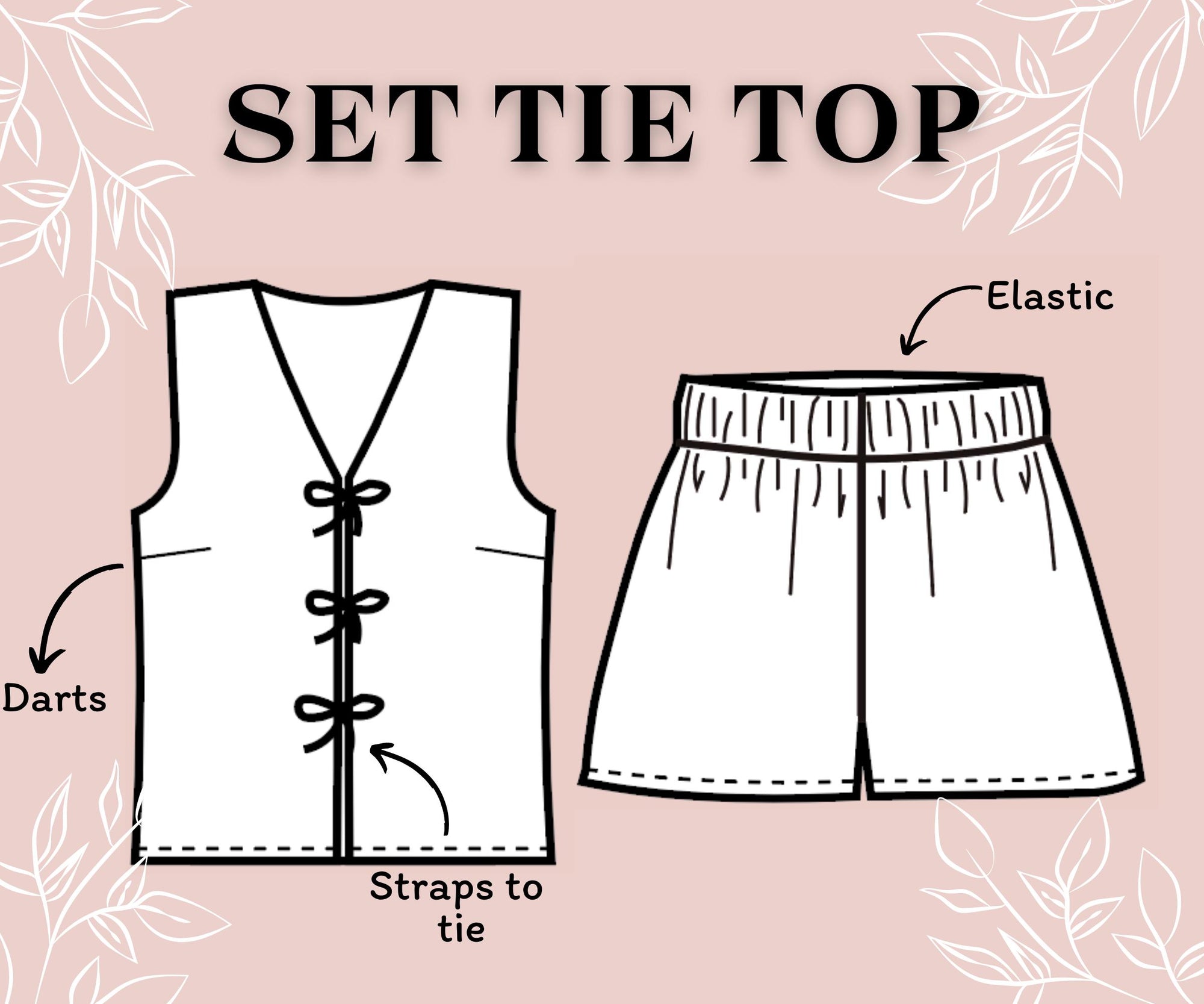 Set Tie Top Pattern