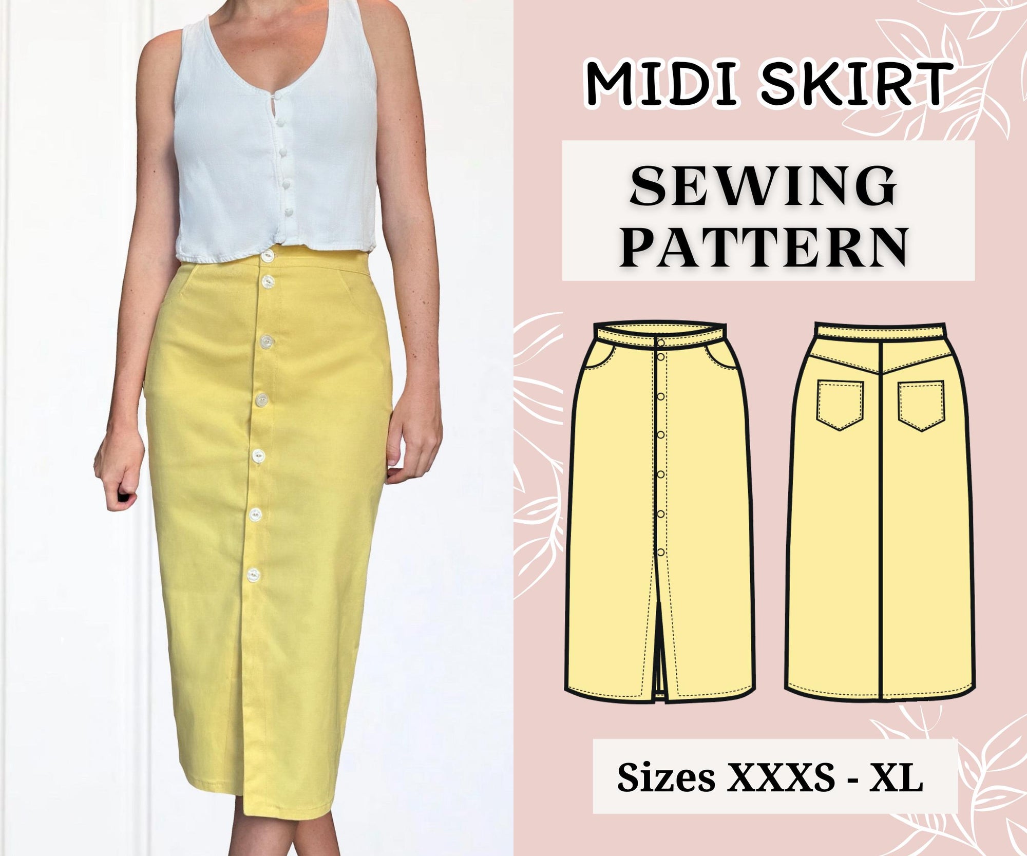 Midi Skirt Pattern