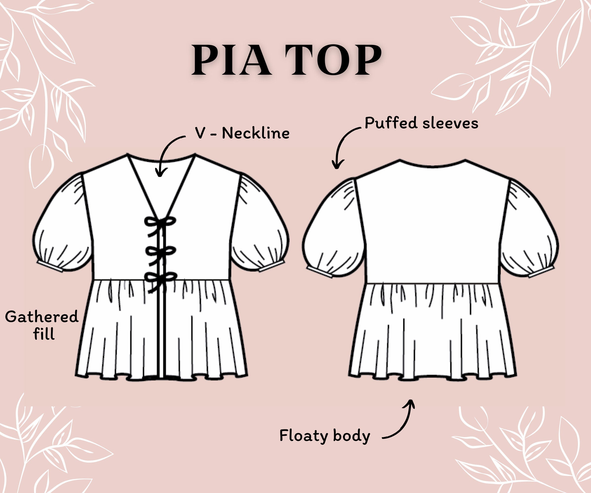 Pia Top Pattern