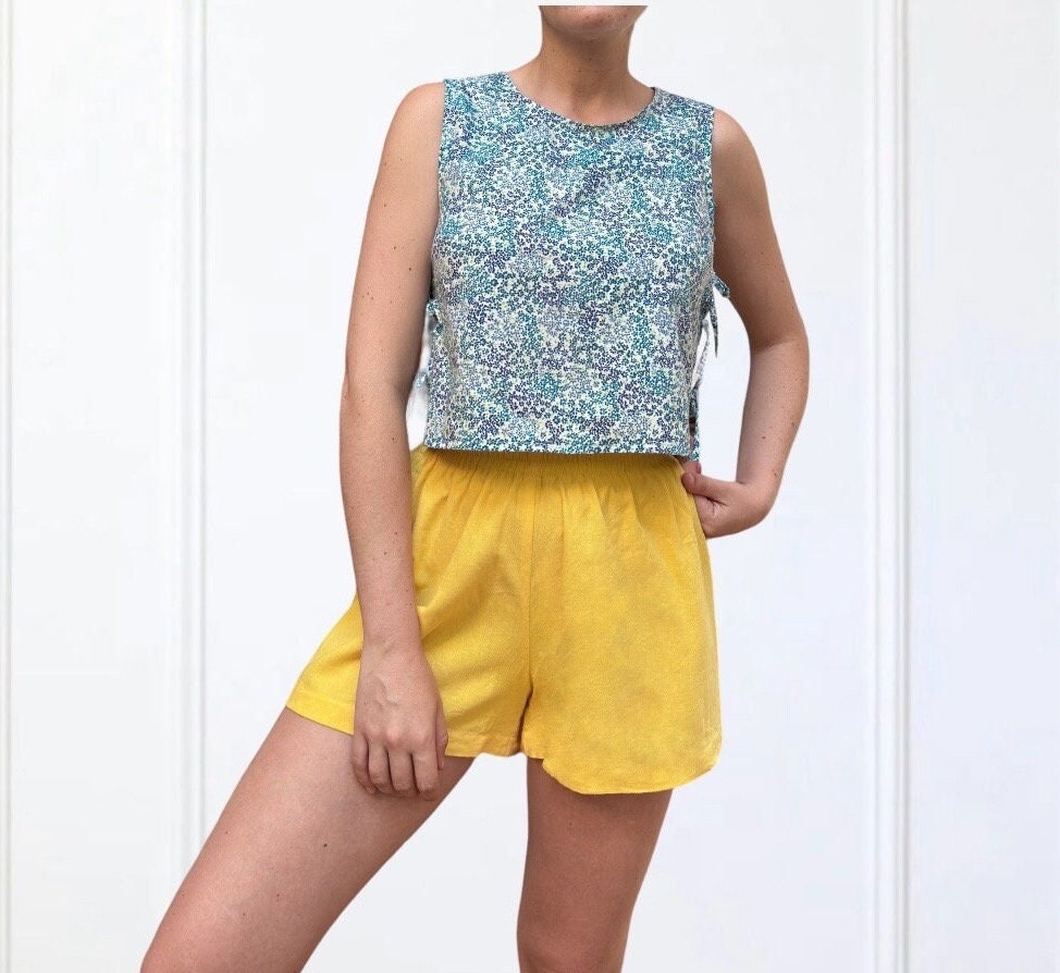 Tie Side Top and Shorts Pattern