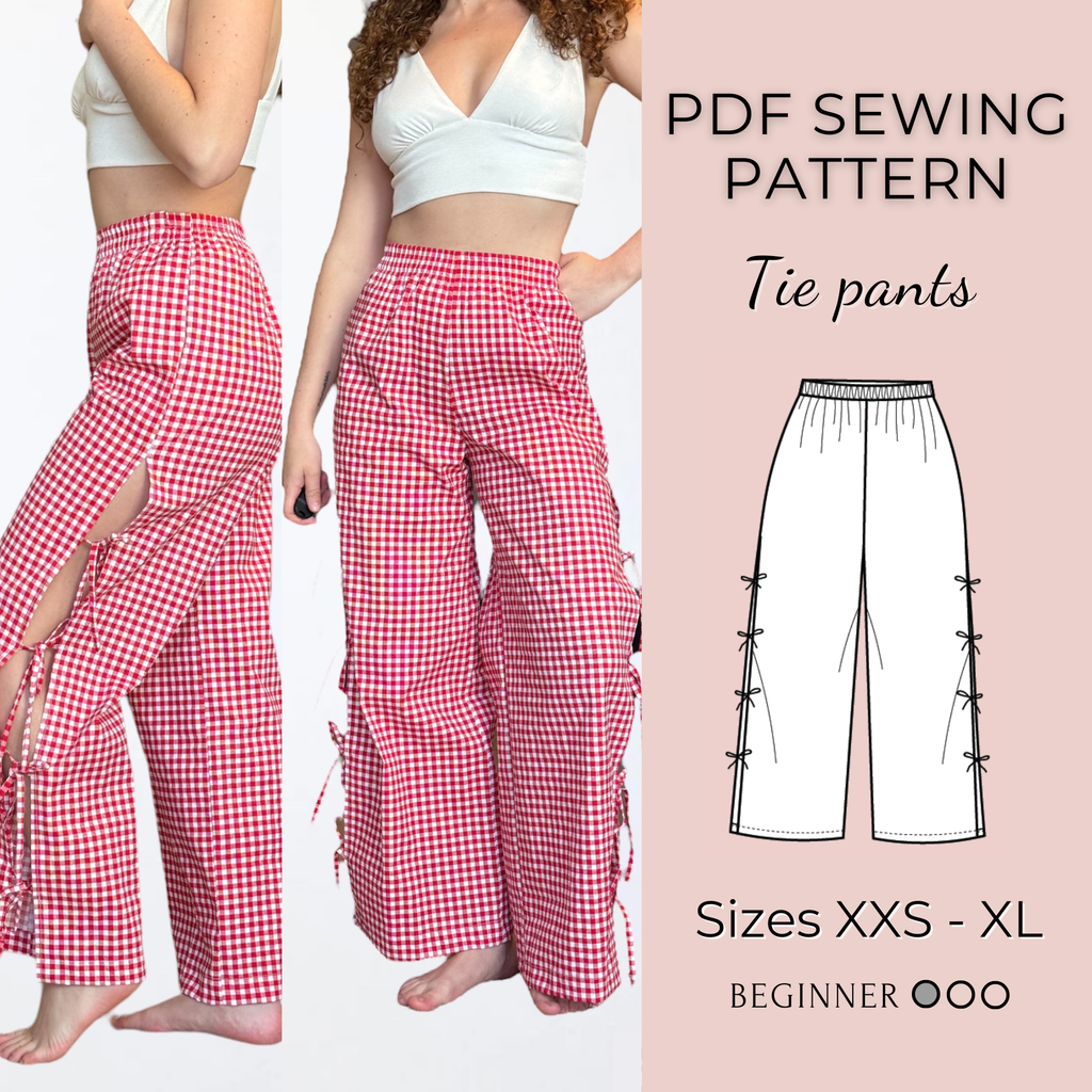 Tie Pants Pattern