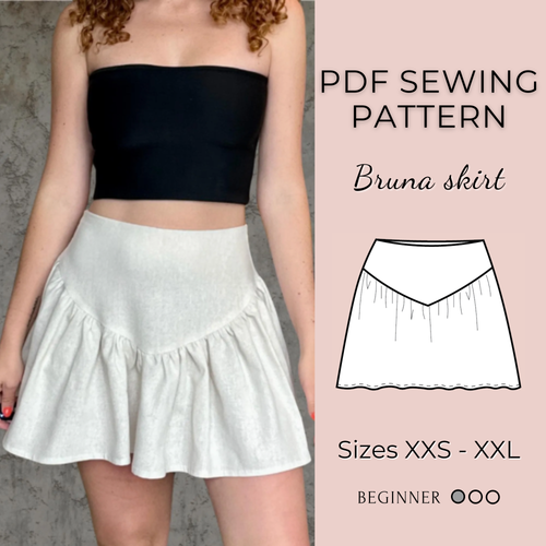 Patrón de falda Bruna