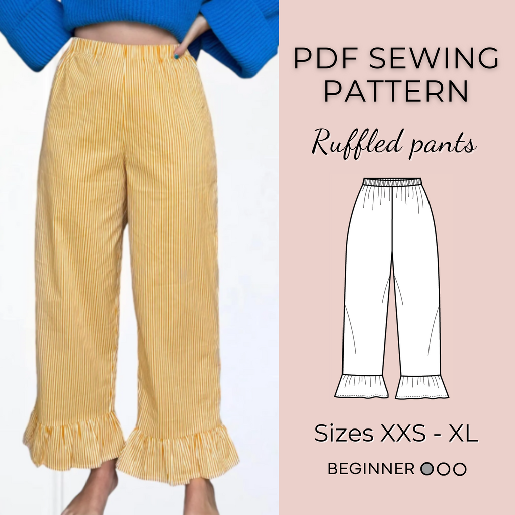 Ruffled Pants Pattern