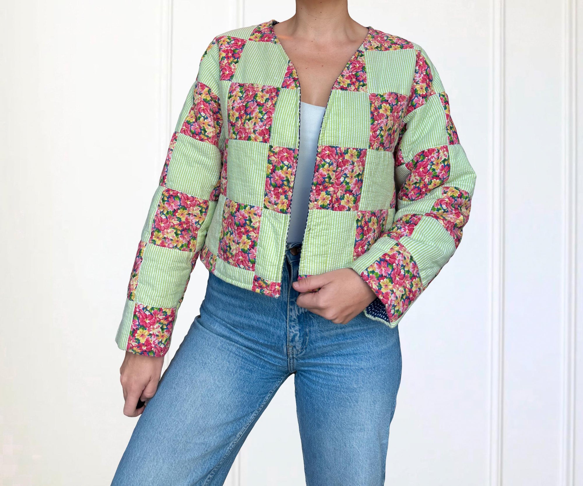 Patrón de costura en pdf / Patrón de top de mujer / Patrones de otoño / Patrón de top con lazo / Patrón de costura de top / Patrón de costura de chaqueta