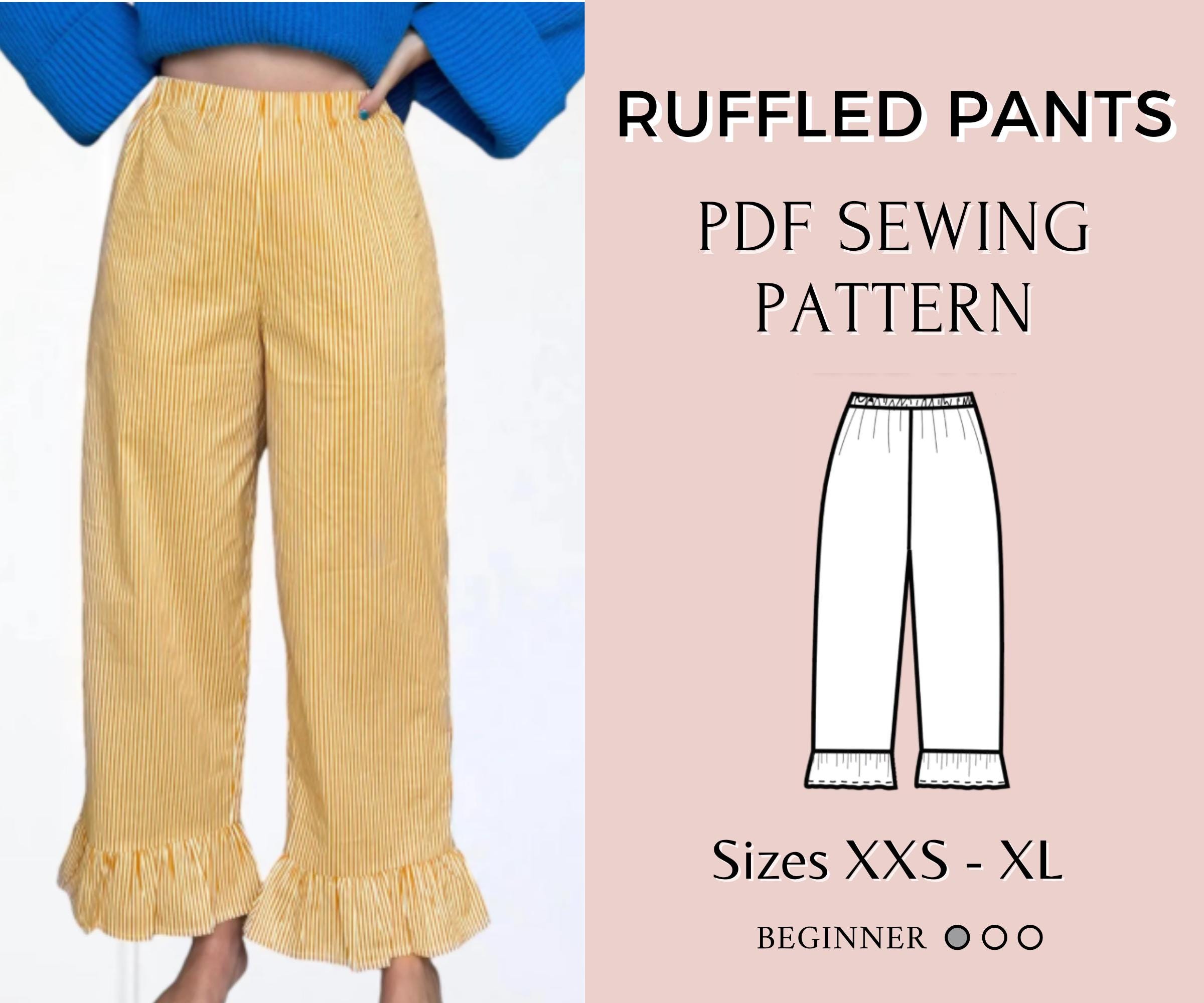 Ruffled Pants Pattern