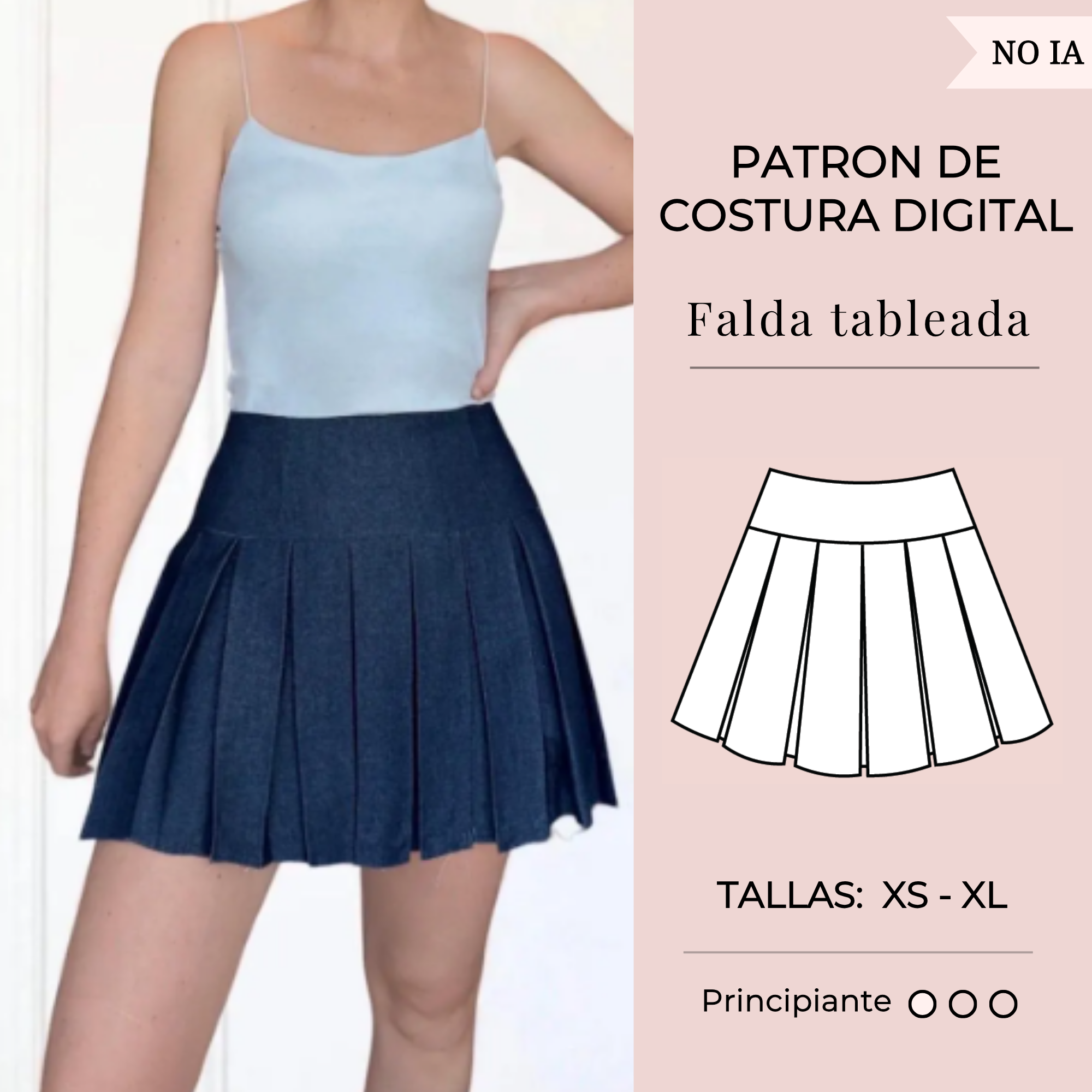 Patrón de falda Rita