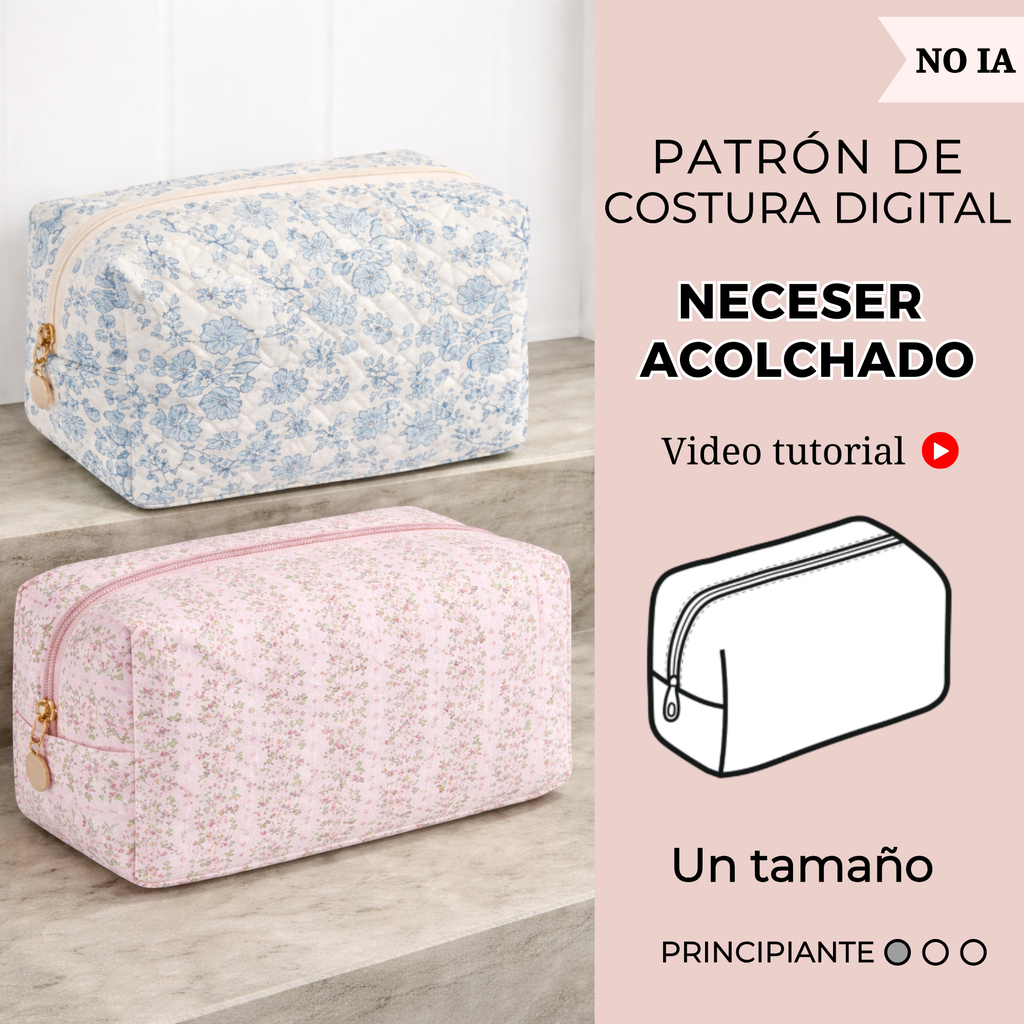 Neceser acolchado
