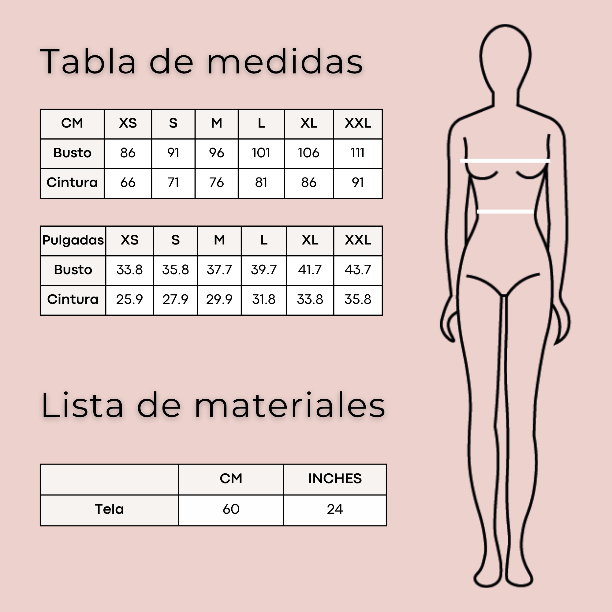 Patrón de top sin espalda