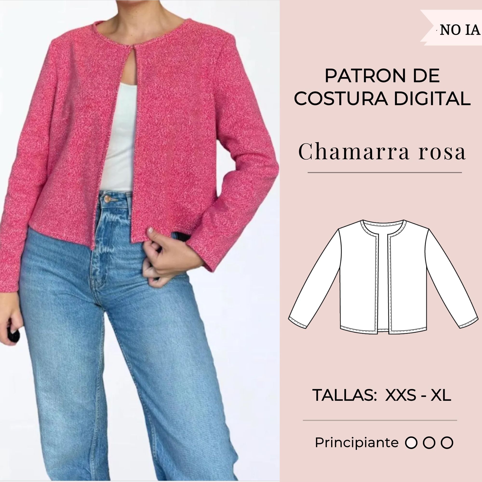 Chamarra rosa