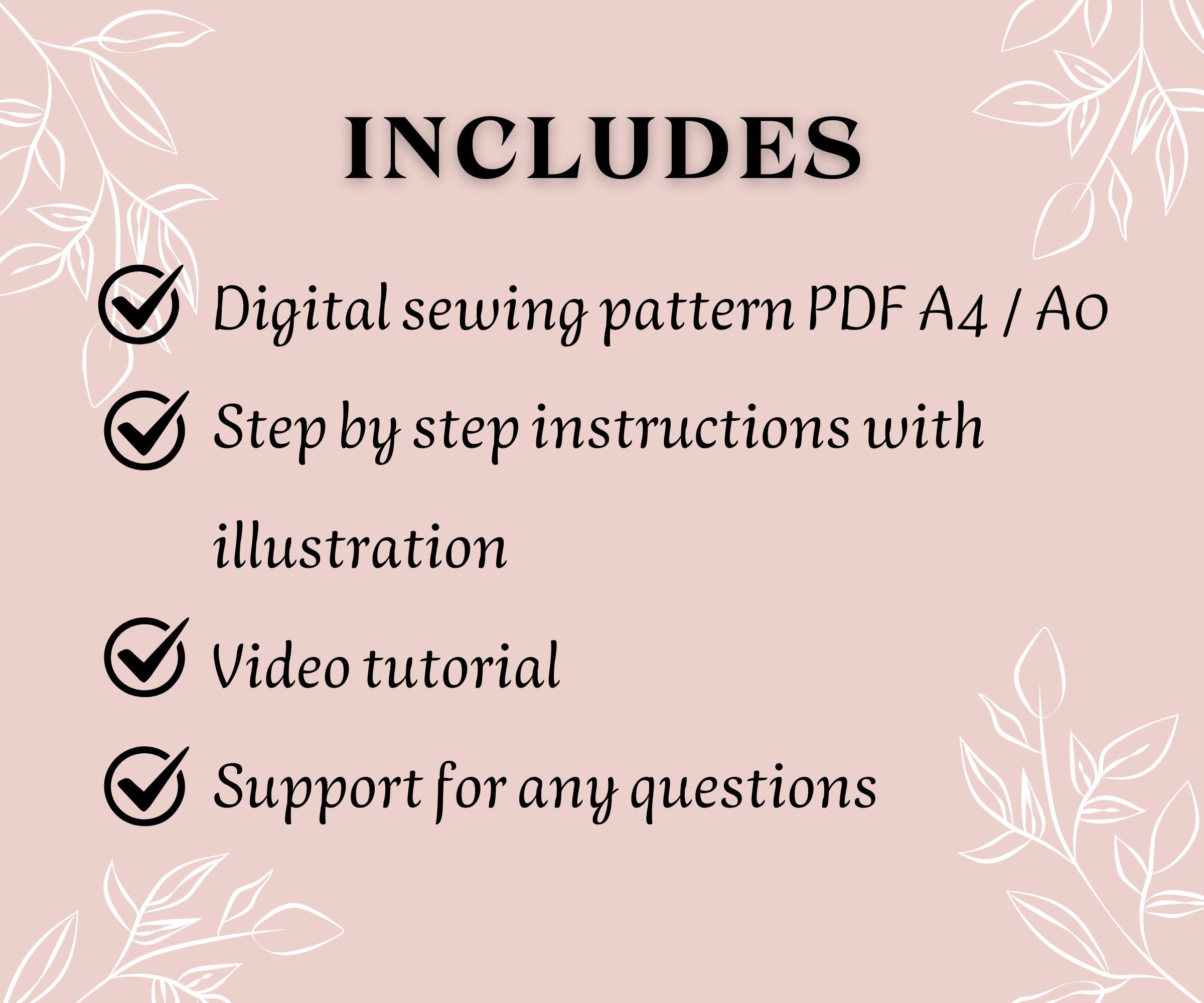 Patrón de funda acolchada para portátil / Patrón de costura en PDF / Patrón de costura de funda para portátil / Patrón de bolso / Patrón de costura de bolso / Bolso para portátil