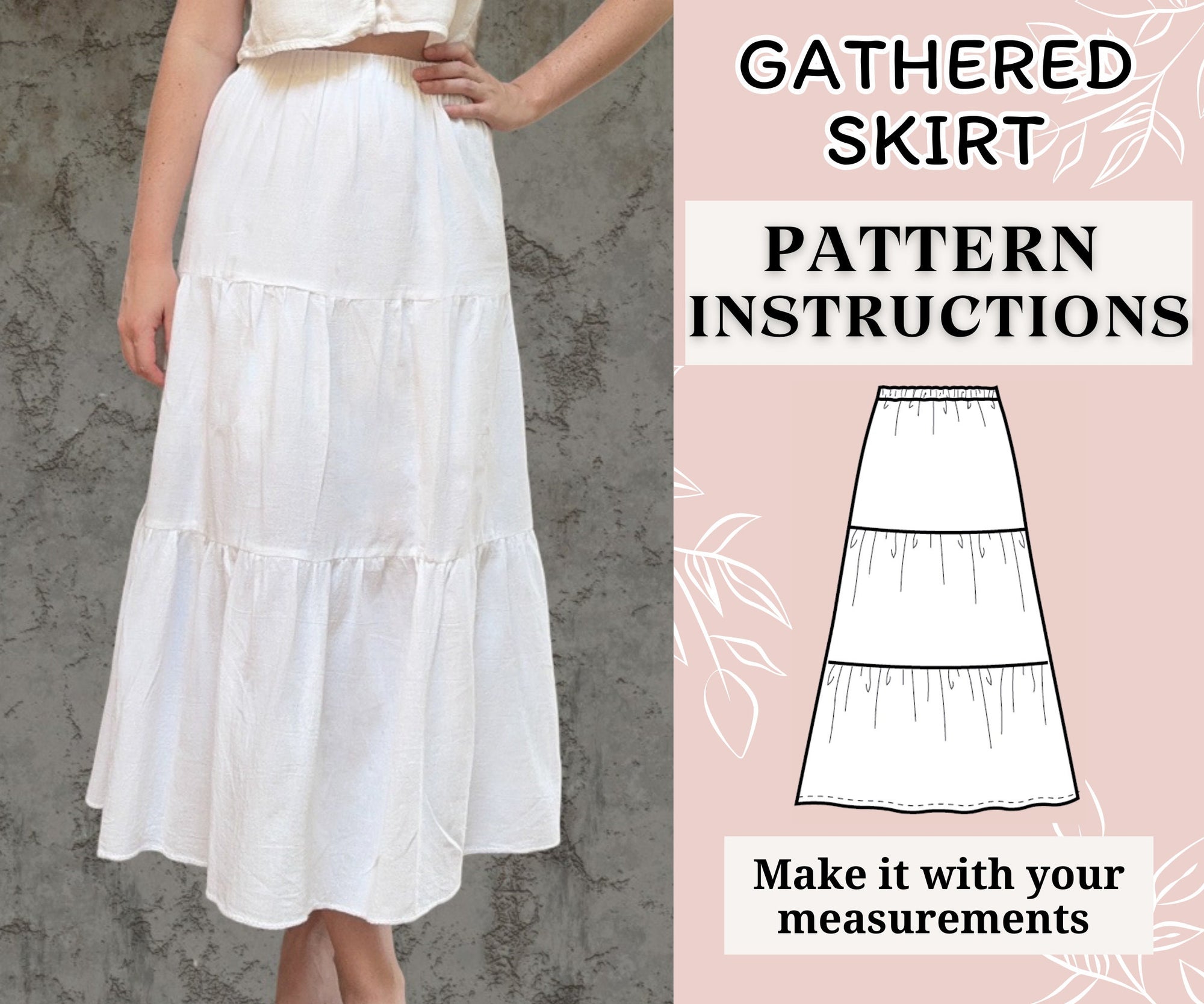 Gathered Skirt Pattern