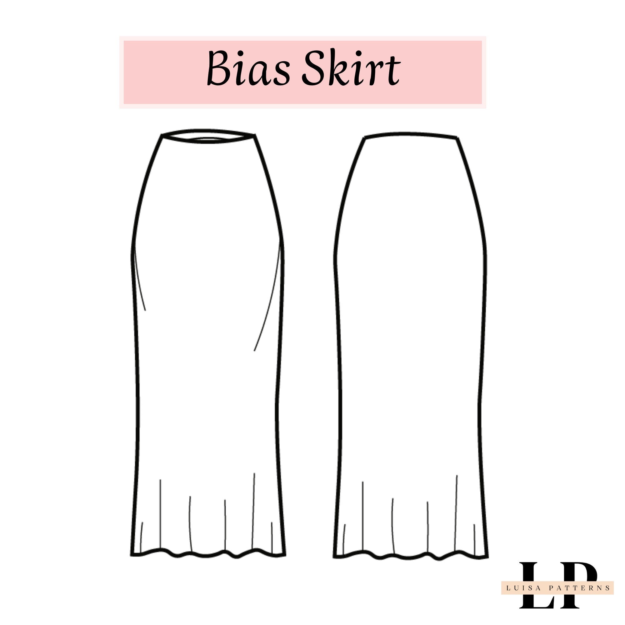 Bias Skirt Pattern