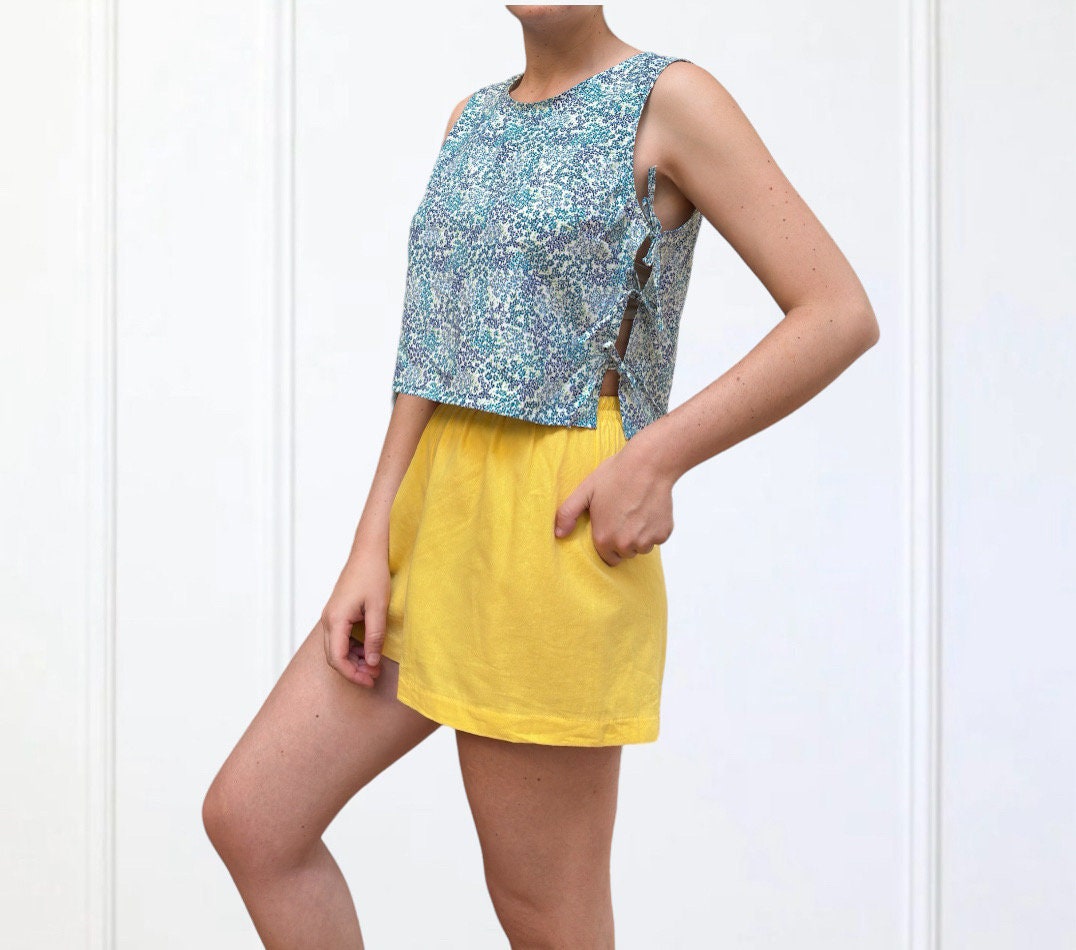 Tie Side Top and Shorts Pattern