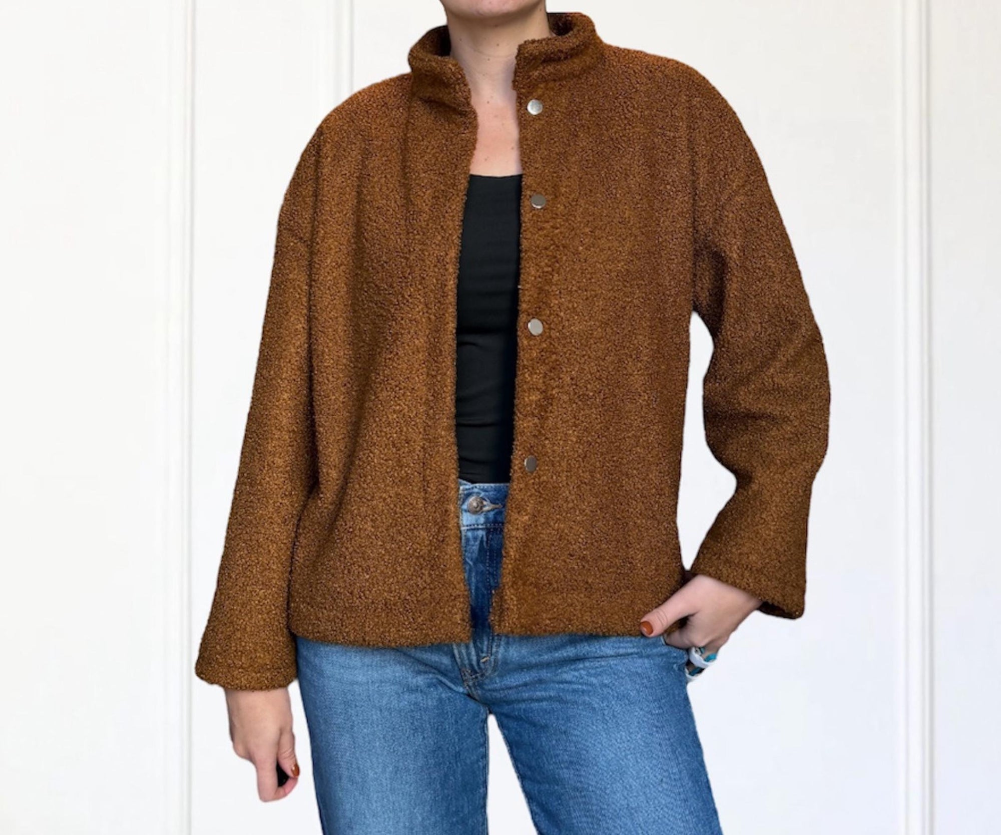 Patrón de costura en pdf / Patrón de top de mujer / Patrones de otoño / Patrón de top con lazo / Patrón de costura de top / Patrón de costura de chaqueta
