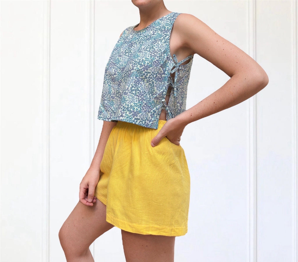 Tie Side Top and Shorts Pattern
